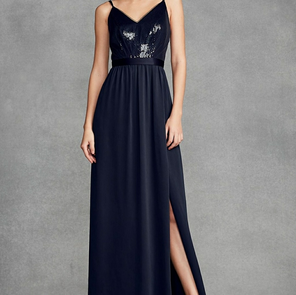 Formal Navy Blue Dress